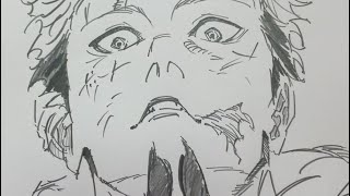 【呪術廻戦】♯480 虎杖悠仁一発描き【Jujutsu Kaisen drawing with a pencil】