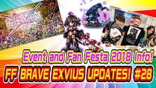 【FFBE】UPDATES! #28 FFBE Event and Fan Festa 2018 Info!【Global】