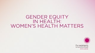 Gender Equity in Health