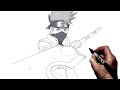 How To Draw Kakashi Executioner's Blade | Step By Step | Naruto