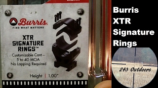 Burris XTR Signature Rings