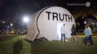 The Truth Booth at Art Basel Miami Beach 2014