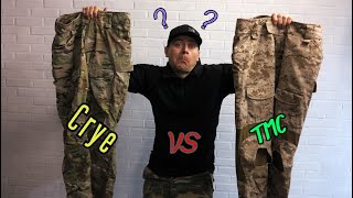 Crye Precision g3 combat pants VS TMC Gen3 combat trouser comparison.