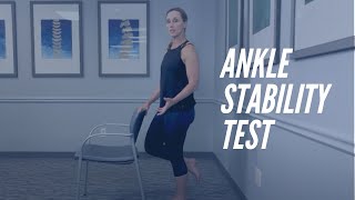 The Ankle Stability Test - Ankle Exercise - CORE Chiropractic