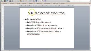 Adding new row into Web SQL Table, PhoneGap Tutorial