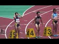 第76回新潟県陸上競技選手権大会　女子100m　予選3組目