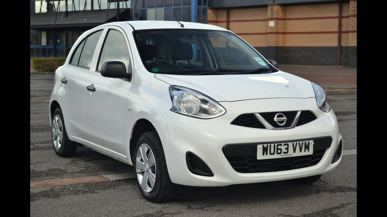 Nissan Micra Visia 1.2 Petrol, Manual, White - WU63VVM Wessex Garages ...