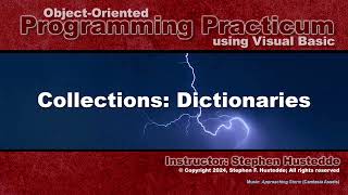 OOP Programming (VB) - 12G Dictionary Collections