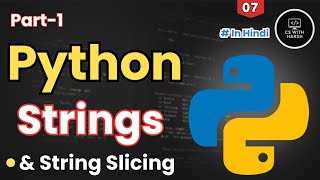 Strings in Python | String Slicing in Python Explained in 3 Minutes (Hindi)