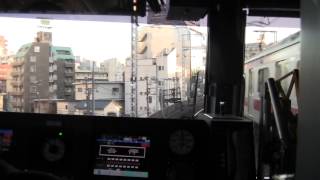 東急東横線各停渋谷→中目黒前面展望 Cab view of Tokyu Toyoko Line Shibuya～