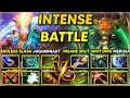 INTENSE AGILITY BATTLE | ENDLESS SLASH GOD JUGGERNAUT VS. INSANE SPLIT SHOT DAMAGE MEDUSA | DOTA 2