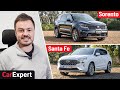 Kia Sorento v Hyundai Santa Fe 2021 comparison review: Which 7-seat SUV is best?