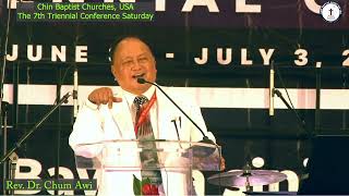 Rev. Dr. Chum Awi @ The 7th Triennial Conference Friday Night 2022 July 2