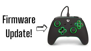 How to update firmware and calibrate your Power A Spectra enhanced/Fusion Pro controller.