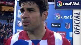 Entrevista | Interview Diego Costa tras el Atlético de Madrid (1-0) RCD Espanyol - HD