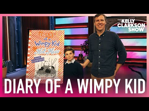'Diary of a Wimpy Kid' Author Jeff Kinney & 9-Year-Old Superfan Reveal New Book Cover