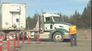 News 13 - DOT And Truckers Test Roundabout Plan Before Construction Begins