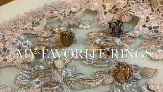 【アクセサリー紹介】お気に入りのリングたち　My favorite rings