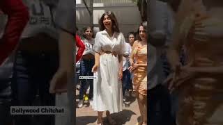 Shilpa Shetty,Shirley Setia and Abhimanyu for #nikamma movie promotion #bollywoodchitchat #shorts