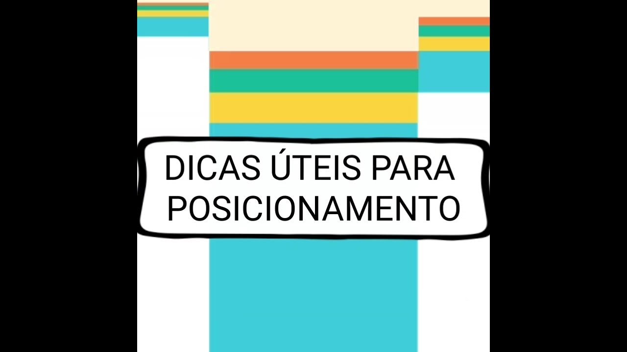 DICAS DE POSICIONAMENTO - YouTube