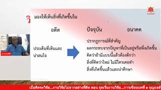 จุดเริ่มต้นของการวิจัย...กับการเขียนบทที่ ๑