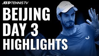 Murray And Thiem Set Quarter-Final Clash; Khachanov And Fognini Win | Beijing 2019 Highlights Day 3