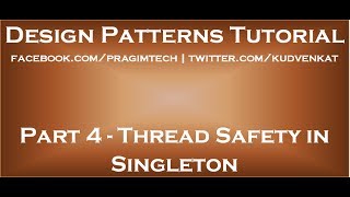 Thread Safety in Singleton