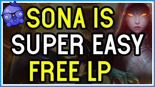 Support SONA really is EASY LP! High Elo Gameplay - League of Legends