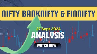 BANK NIFTY \u0026 NIFTY PREDICTION FOR TOMORROW  ||27 Sep 24|Nifty \u0026 B NIFTY Strategy For Tomorrow | EP32