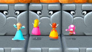 Mario Party 10 Minigames - Rosalina Vs Peach Vs Daisy Vs Toadette (Master Difficulty)