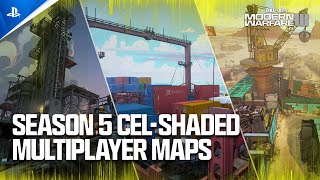 Call of Duty: Modern Warfare III \u0026 Warzone - New Season 5 Cel-Shaded Maps | PS5 \u0026 PS4 Games