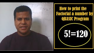 Factorial program in QBASIC | QBASIC Programming | GB Tech Programming