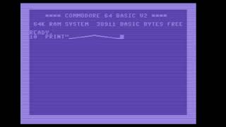 Commodore 64 Basic one-liner Waves