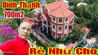 🛑BIỆT THỰ 700m2 BỊ BỎ QUÊN NGAY KHU DU LỊCH SINH THÁI BÌNH QUỚI BÌNH THẠNH CẦN BÁN GẤP |#nhadepsg