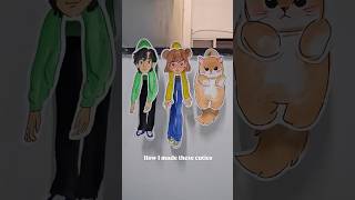 Hanging paper dolls.....🫶✨️ #art #craft #diy #artwork #paperdoll