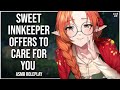 3DIO ASMR | Elven Innkeeper Cares for you 🌼| Soft Spoken, Ear Cleaning & Hair Brushing