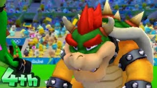 Mario and Sonic at the Rio 2016 Olympic Games (3DS) - All Character Losing Animations