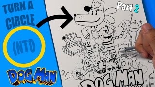 How to Draw the DOG MAN POSTER | Part 2 | Step By Step Tutorial