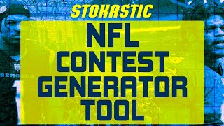 How To Use The Stokastic NFL DFS Contest Generator Tool | NFL DFS Contest Simulations