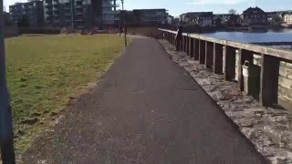 On a bicycle through Hellerup Waterfront