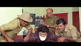 Jaggesh Comedy - Police Treatment To Jaggesh | Hucchana Maduveli Undone Jana Kannada Movie Scene