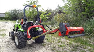 Micro Tracteur PREET Avenger - Eparer et débroussailler