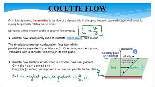 FM T4.3 Basic Equations of fluid flow- Couette Flow