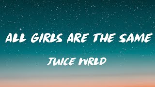 Juice WRLD - All Girls Are The Same(lyrics video)