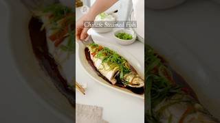 Chinese whole steamed fish in less than 30mins #shorts