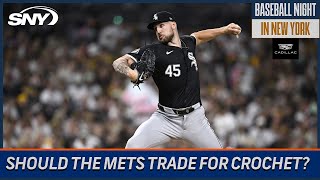 Do the Mets have enough prospects to trade for Garrett Crochet? | Baseball Night in NY | SNY