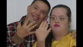 El amor de una pareja con síndrome de Down: vea lo que han hecho para llegar al altar