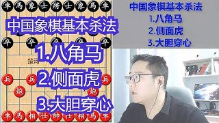 中国象棋基本杀法第一节 八角马 侧面虎 大胆穿心