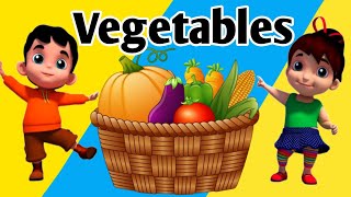 vegetables name with pictures | kids learning  | different types of vegetables | vegetables name