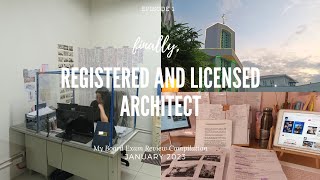 Arki board exam vlog. work + review journey